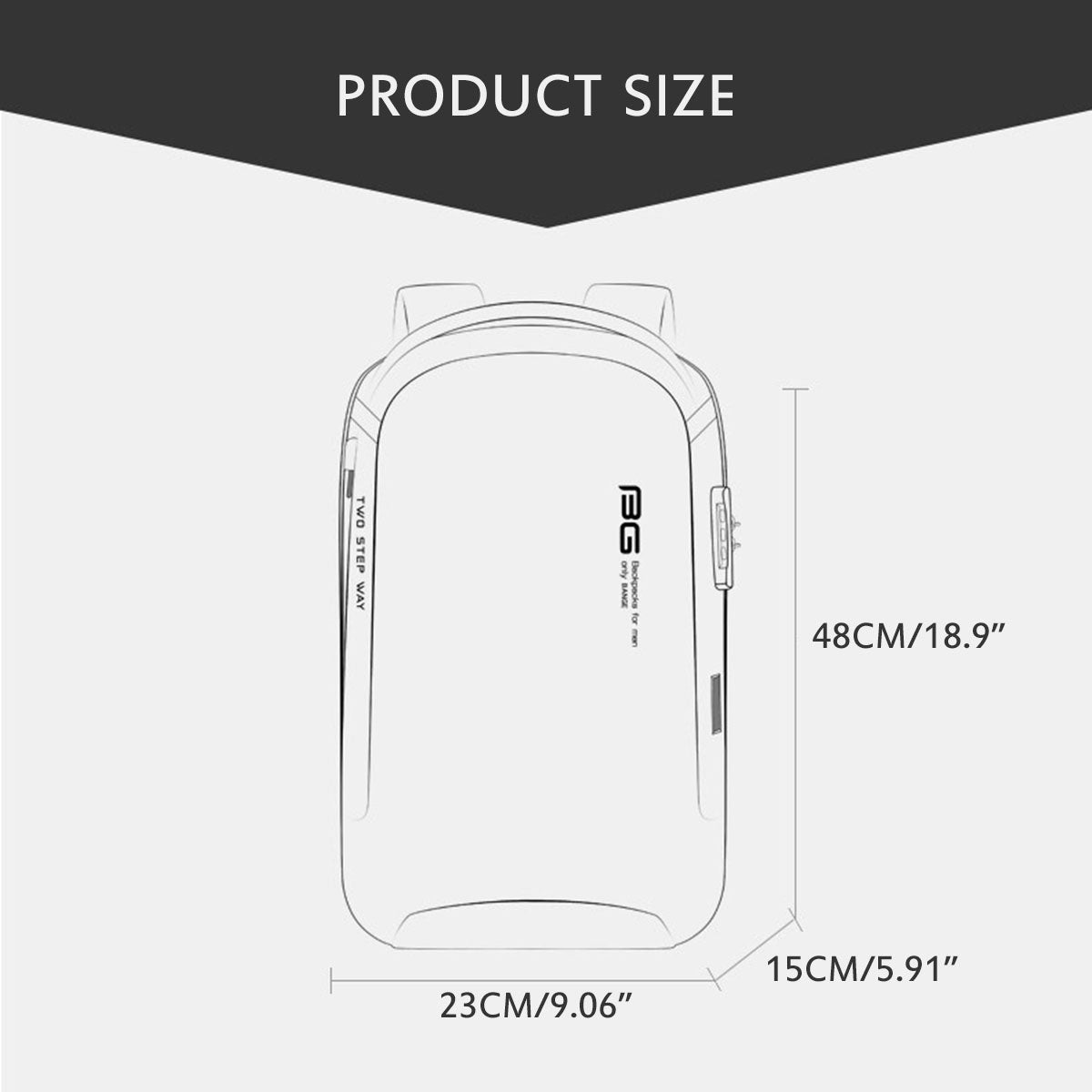 Bange Executive Anti-Theft Travel Backpack i - Aega