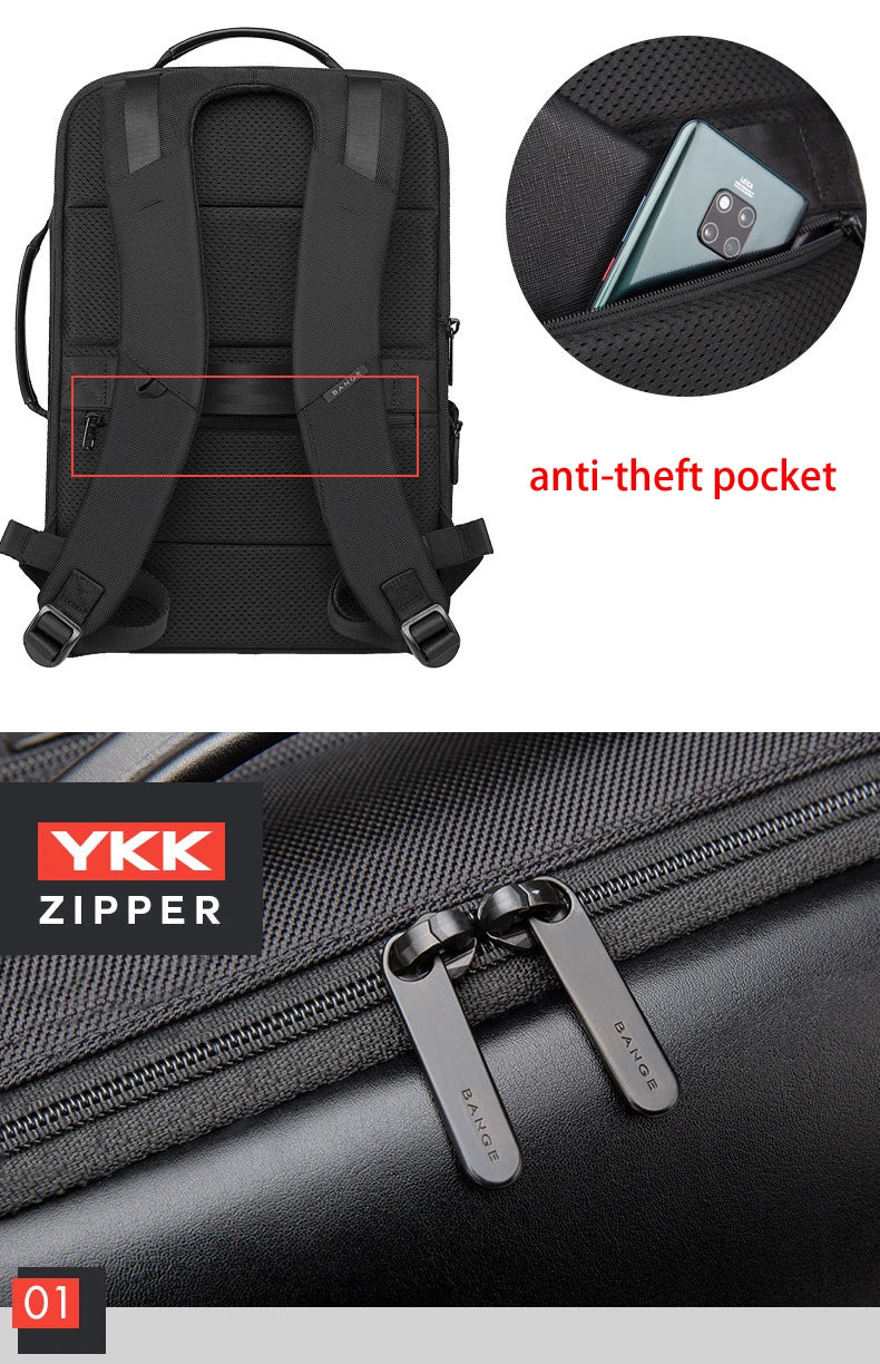 Bange Executive Anti-Theft Travel Backpack vii - Aega