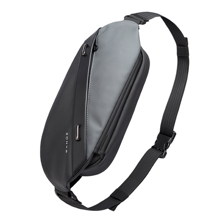 BANGE Outdoor Sport Men Sling Bags Crossbody Pack for Cell Phone Large Capacity Chest Bag Male Waterproof Single Pouch For Earphone - Aega