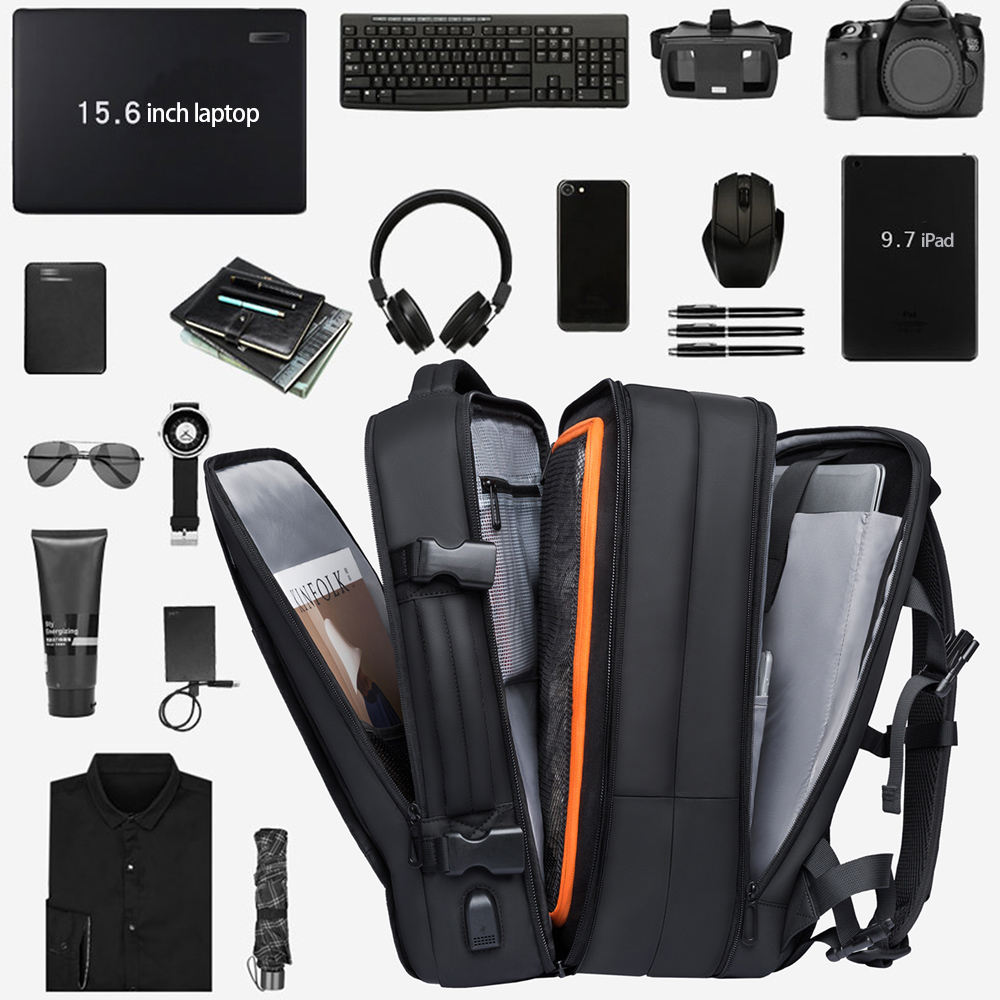 Bange Executive and Expandable Anti-Theft Outdoor Business Backpack - Aega