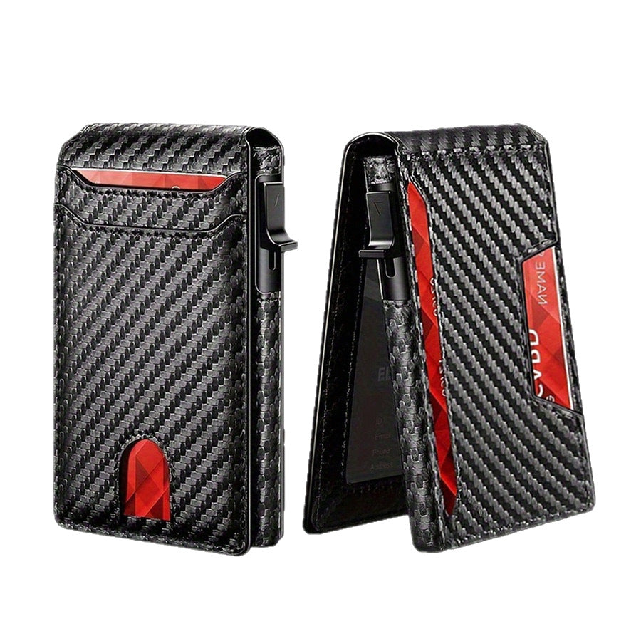 The Carbon Flip Tactical Indestructible Pop Up Wallet