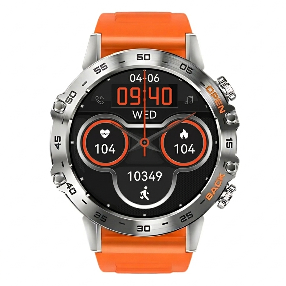 AEGA Nomadic smart watch product photo showing the full watch case and strap